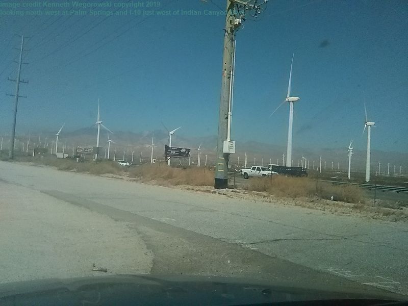 Palm Springs white colonist sticks with propellers waste energy